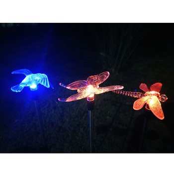 3pcs Outdoor LED Landscape Light Lamp Solar Powered For Yard Garden Decoration Waterproof Outdoor Party Light
